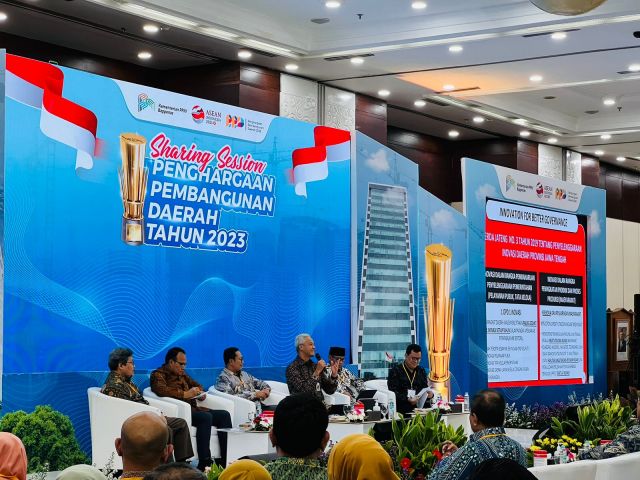 Jateng Kembali Jadi Pemuncak Penghargaan Pembangunan Daerah